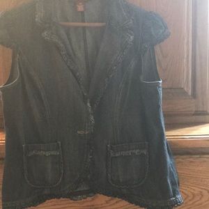 Denim vest